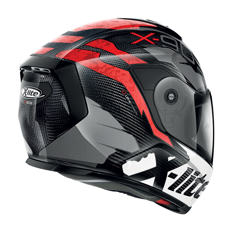 X-Lite X-903 Ultra Carbon Barrage N-Com rot X9U000580053 Integral Helme |  MotoStorm