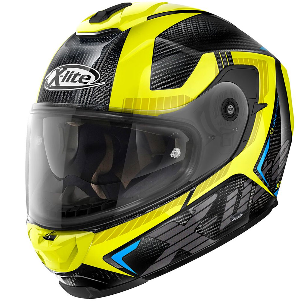 X-lite X-903 Ultra Carbon Evocator N-com Yellow X9U000435032 Full Face  Helmets | MotoStorm