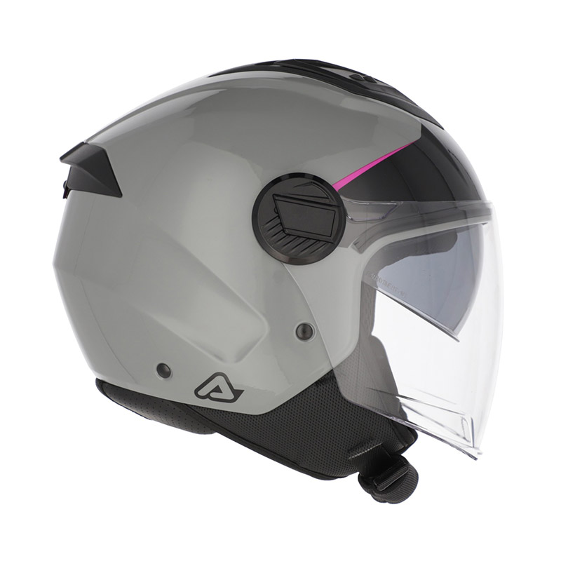 Casco Jet Acerbis VENTO, Colore Grigio, Taglia XL, Omologazione ECE 22-06, Termoplastico