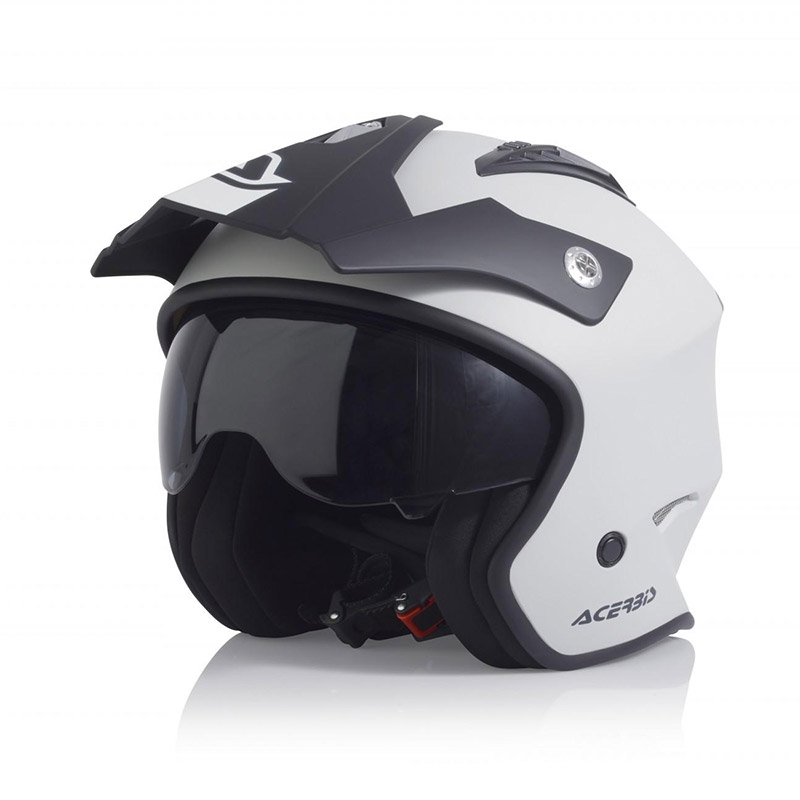 Casco Acerbis Jet Aria argento nero