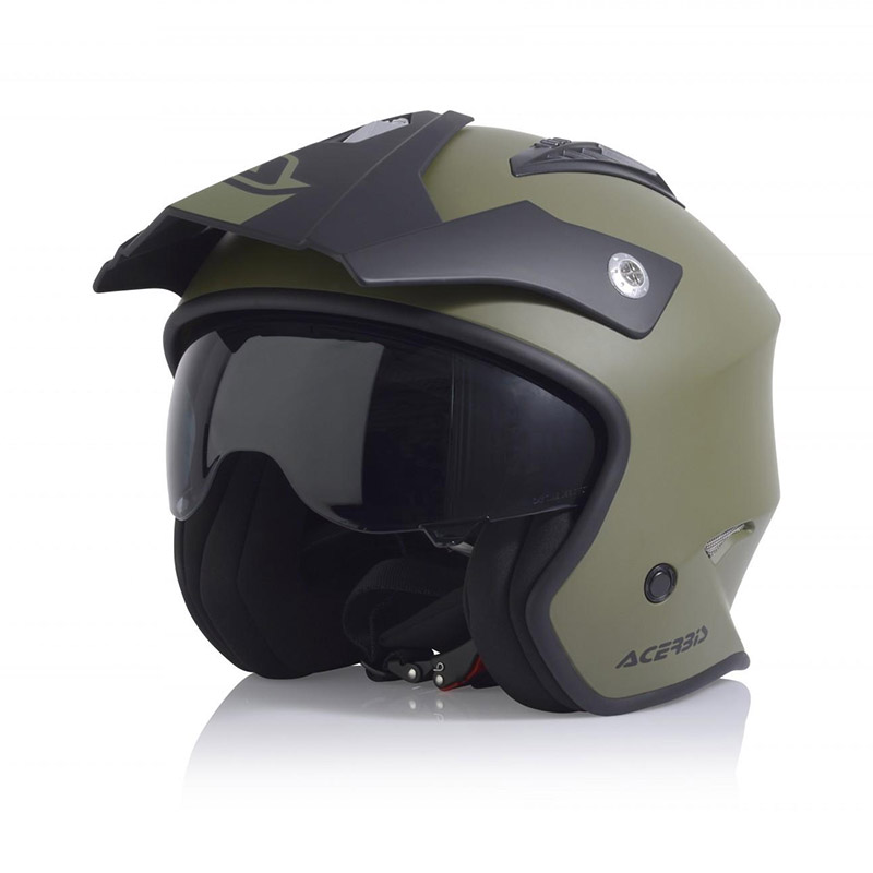 Casco Acerbis Jet Aria verde army