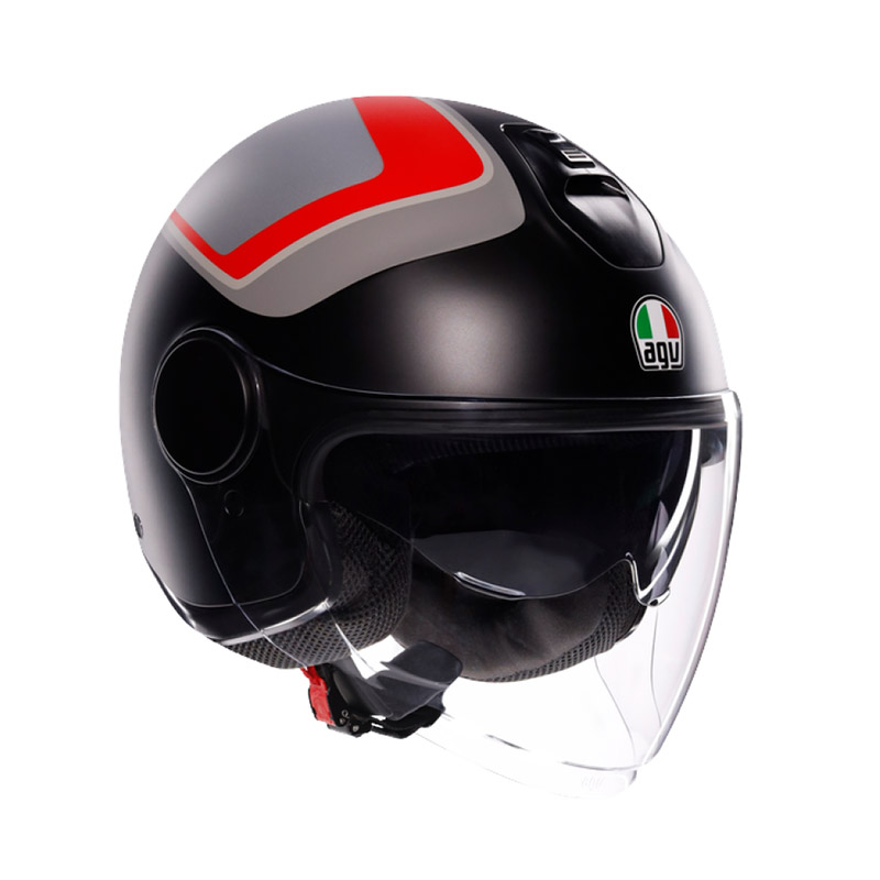 Casco Agv Eteres E2206 Scaglieri grigio opaco