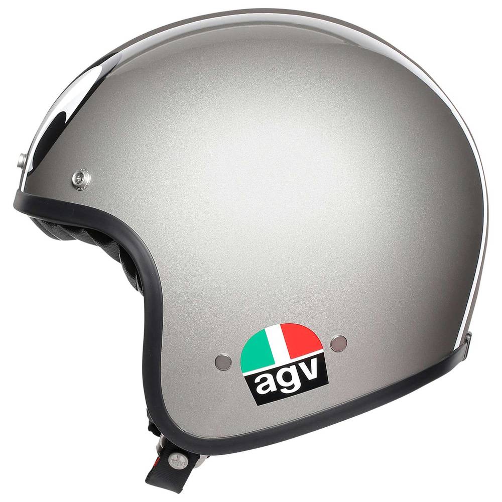 Agv X70 ジェットヘルメットモンジュイックシルバー ジェット ヘルメット AG-0021A2I0-010 | MotoStorm