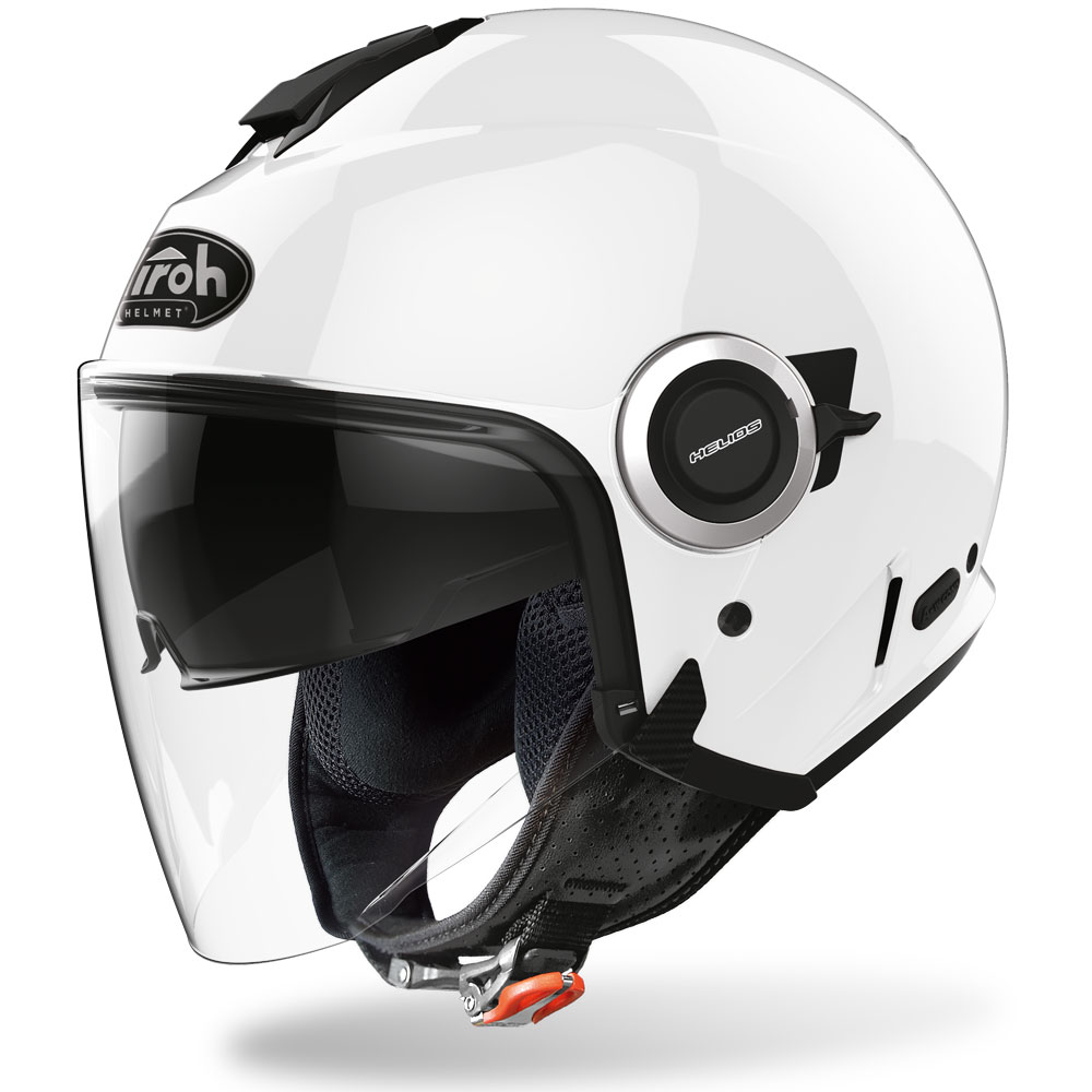 Casco Jet Airoh Helios Color bianco lucido