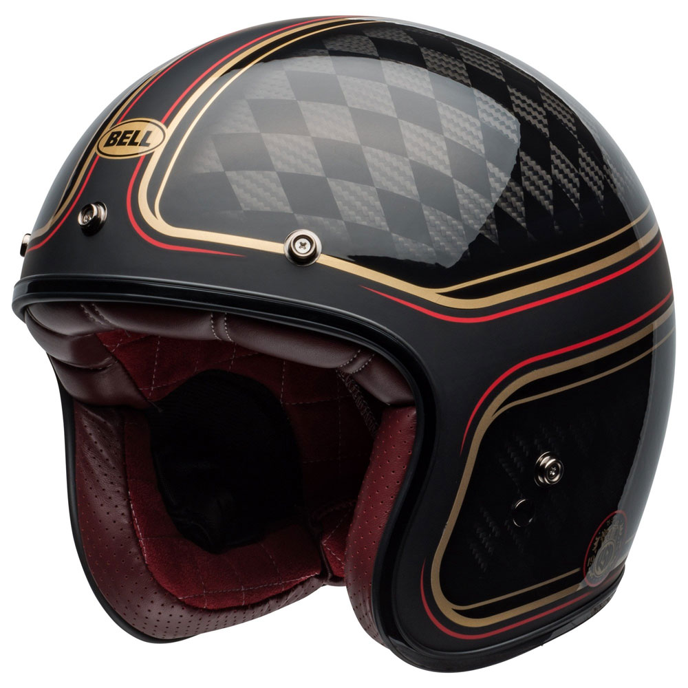 Casco Bell Custom 500 Carbon Rsd Checkmate MotoStorm