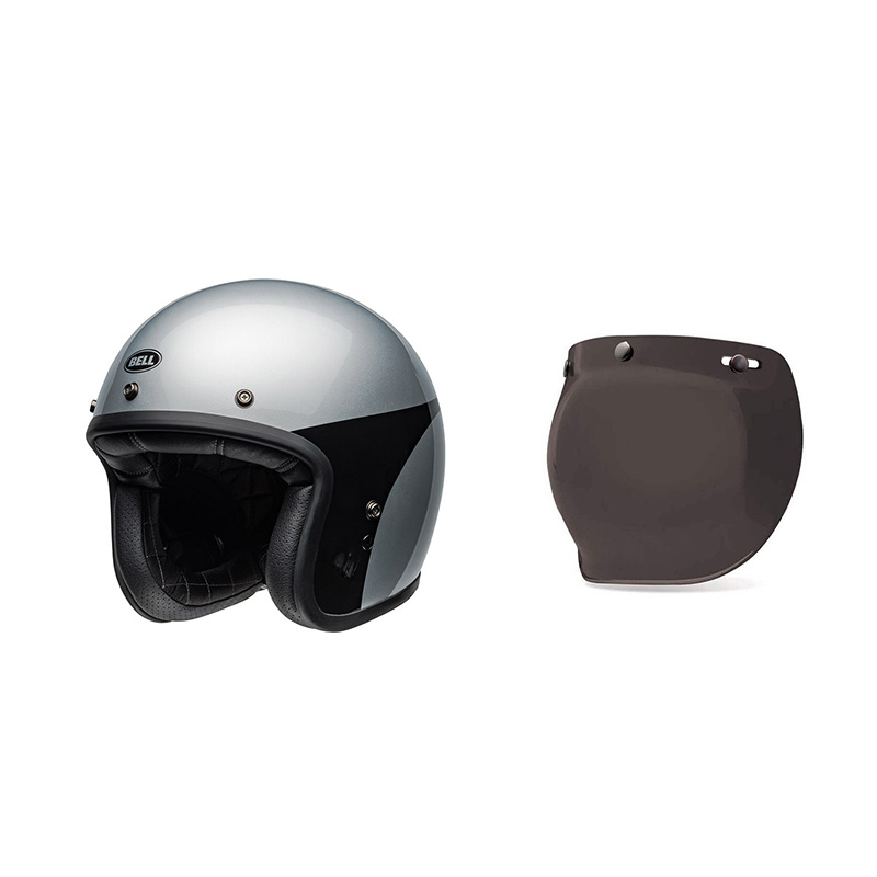 Casco Bell Custom 500 ECE06 Chassis argento