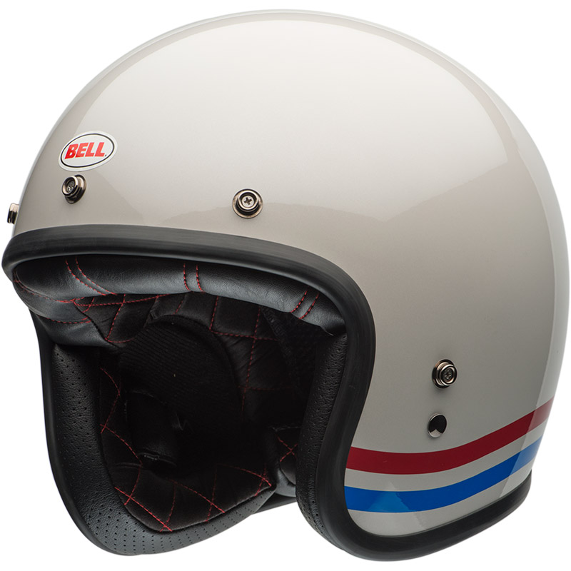 Bell Custom 500 Stripes Helmet White