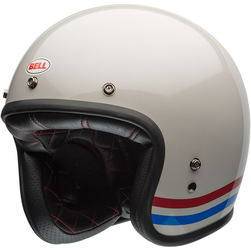 Casco Bell Custom 500 Stripes bianco