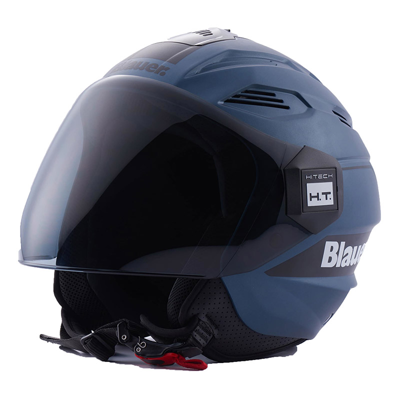 Casco Blauer Brat blu nero