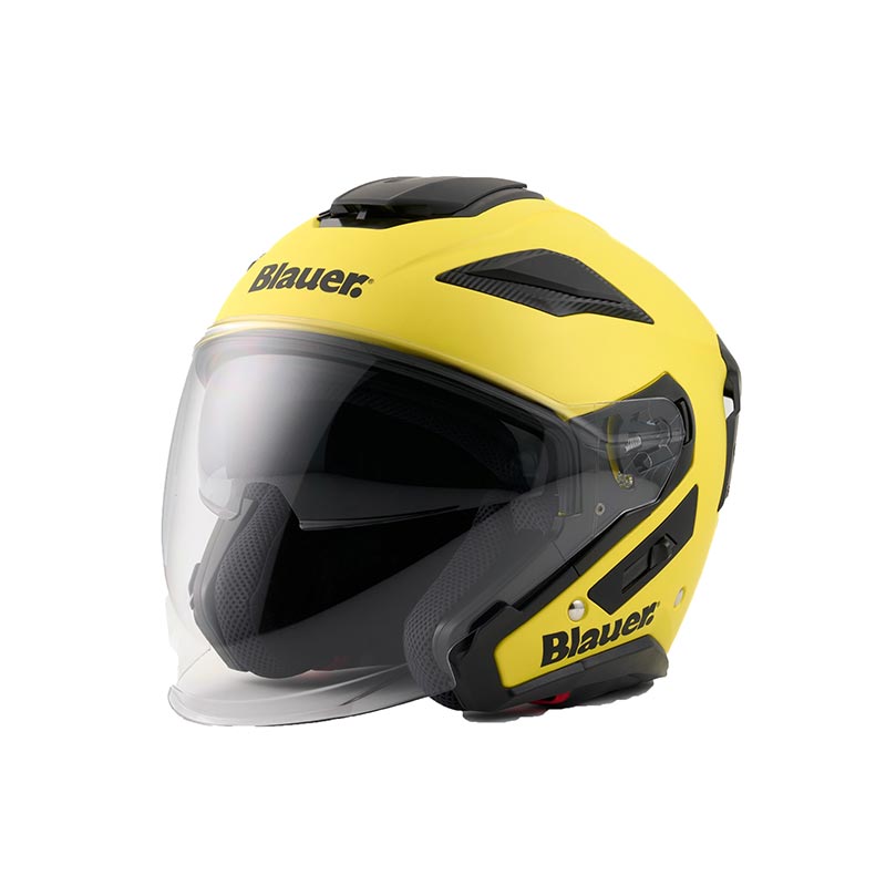 Casco Blauer JJ-01 Monochrome giallo