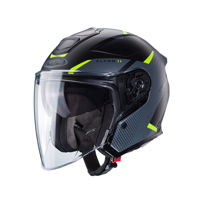 Casco Caberg Flyon 2 Boss grigio giallo