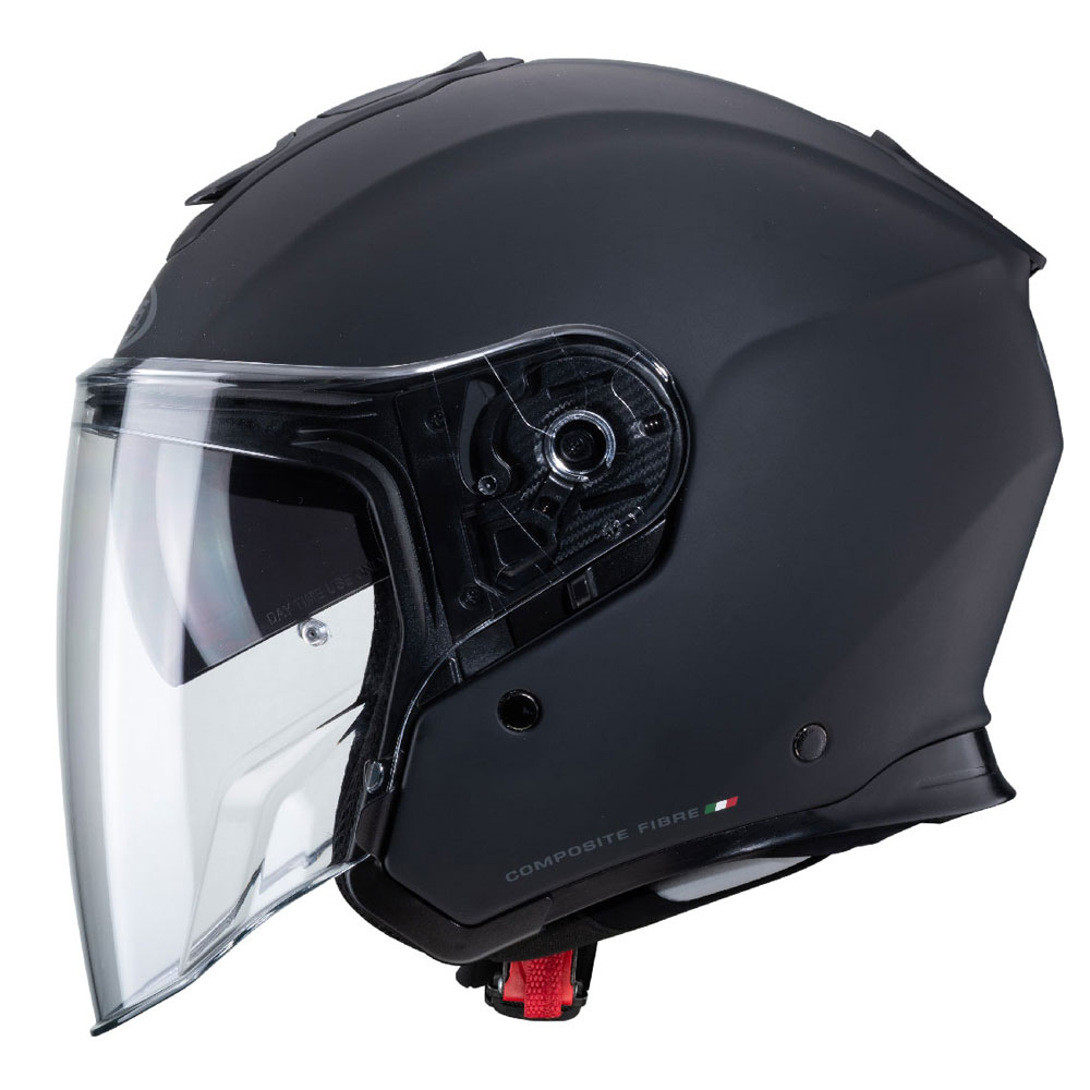 Caberg Flyon Helmet Matt Black C4HA0017 Jet Helmets | MotoStorm