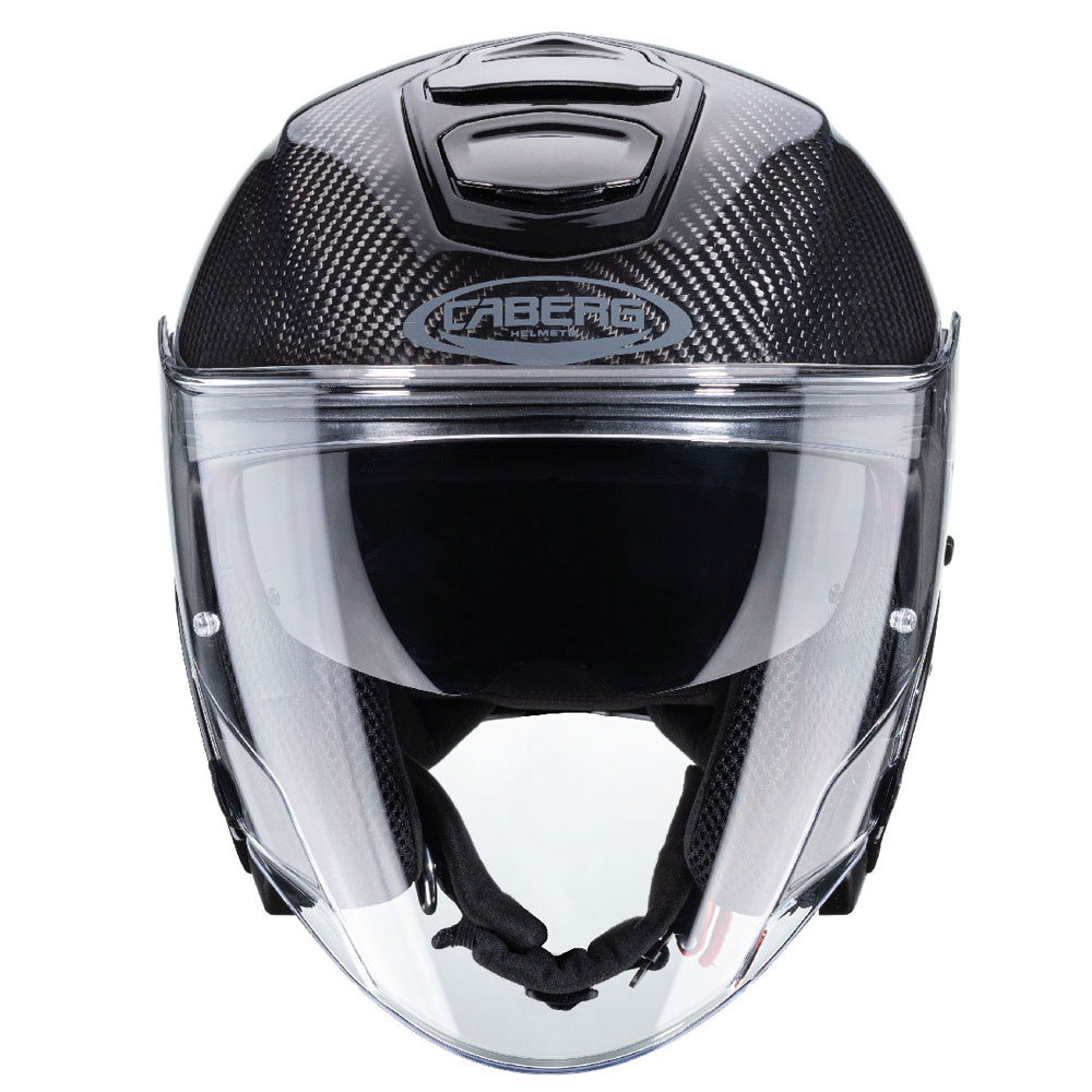 Caberg Flyon Carbon Helmet Black C4HB0094 Jet Helmets | MotoStorm