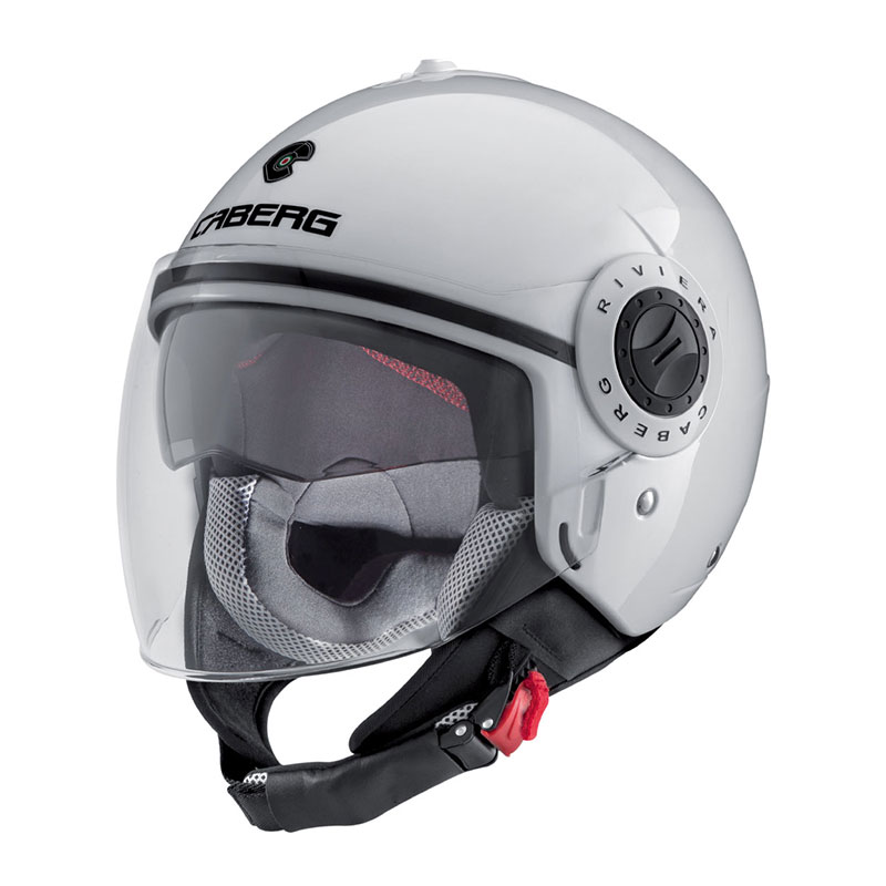 Caberg Riviera V3 White C6FA00A1 Jet Helmets | MotoStorm
