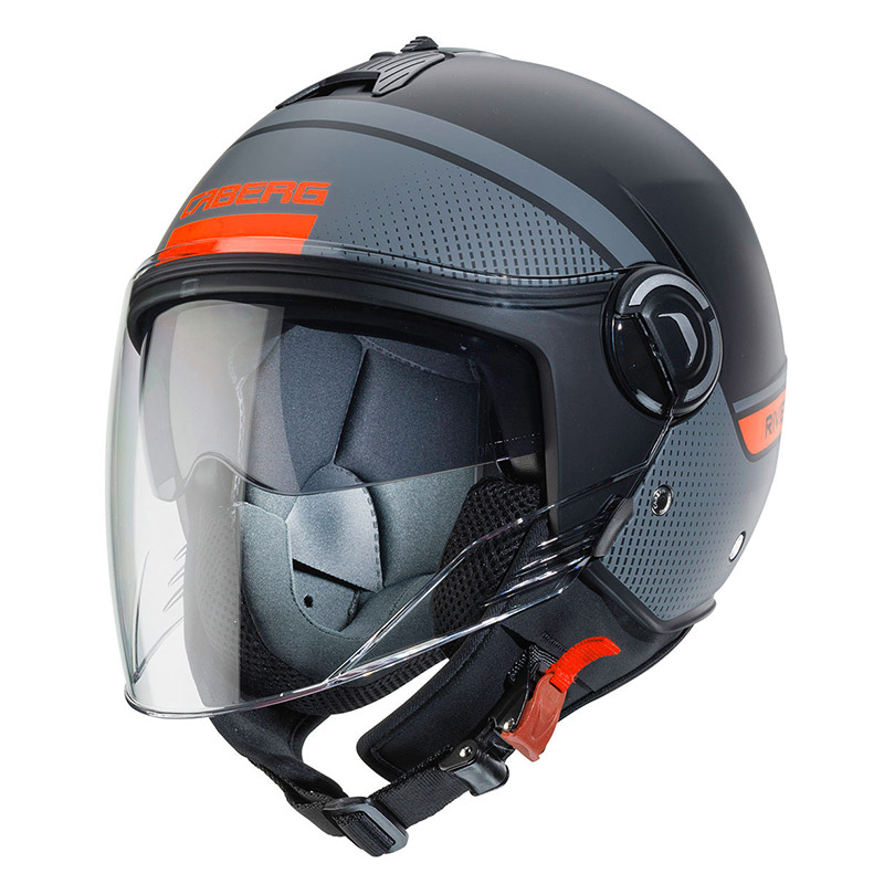 Caberg Riviera V4 Elite Helm schwarz orange