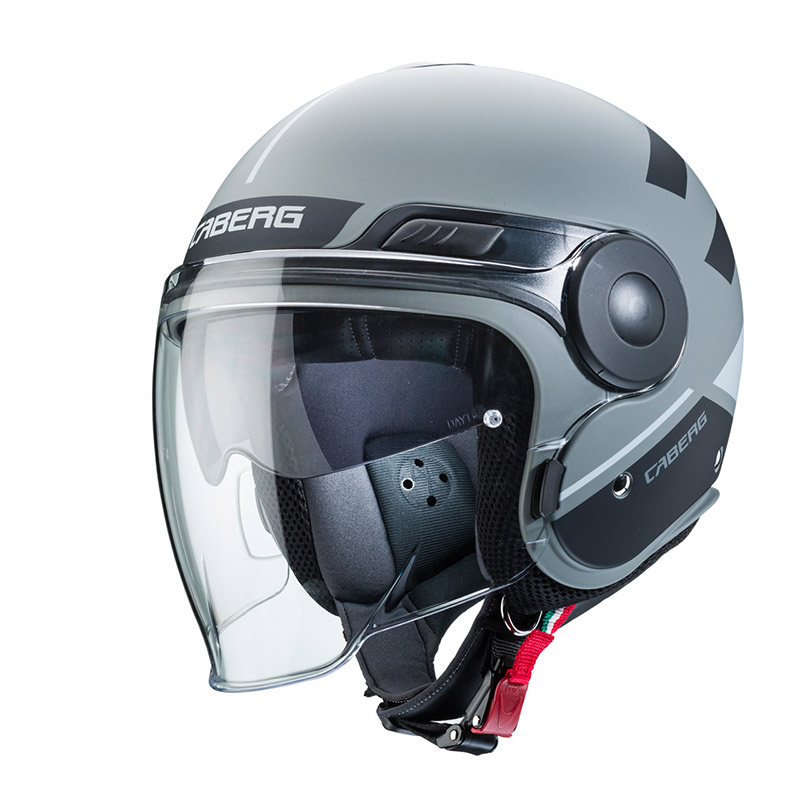 Casco Caberg Uptown Loft grigio opaco argento