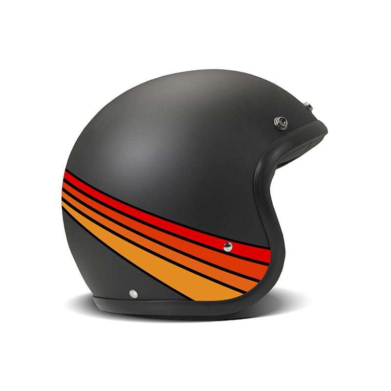 Casco Dmd Jet Retro fuoco