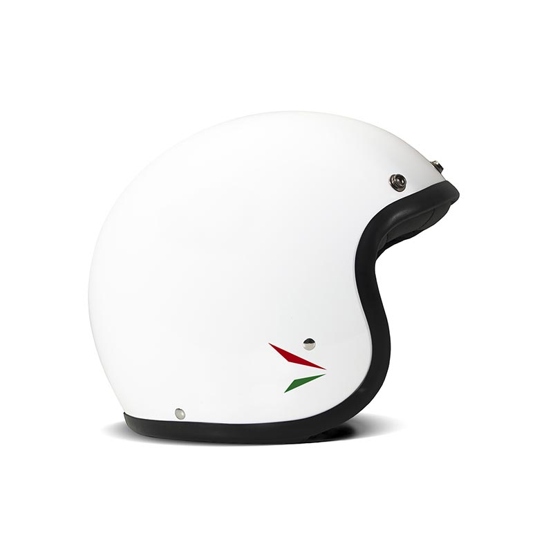 Casco Dmd Jet Retro Ita bianco