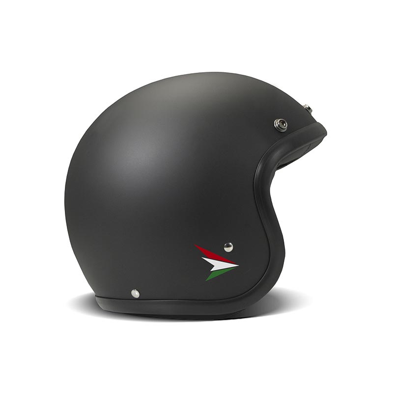 Casco Dmd Jet Retro Ita nero