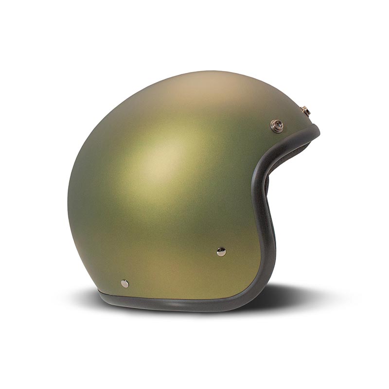 Casco Dmd Jet Retro oliva oro