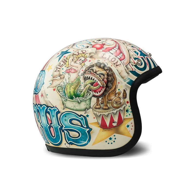 Casco Dmd Jet Retro Circus