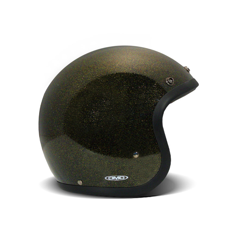 Casco Dmd Jet Retro Glitter bronzo