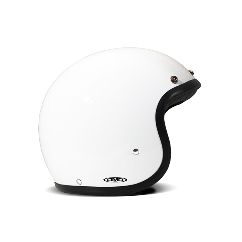 Casco Dmd Jet Retro bianco