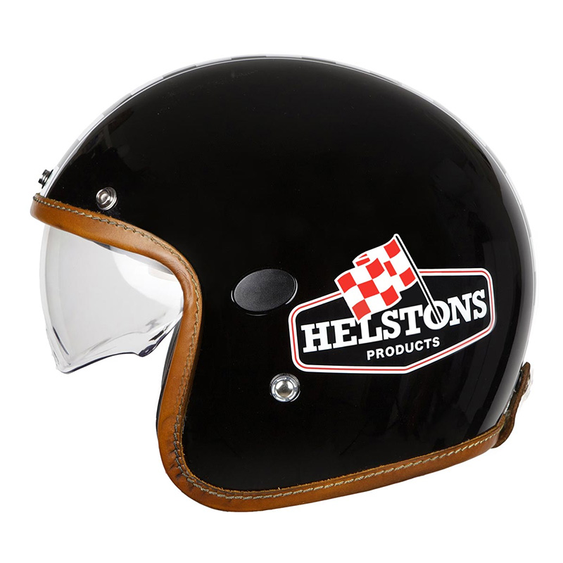 Casco Helstons Flag Carbon nero