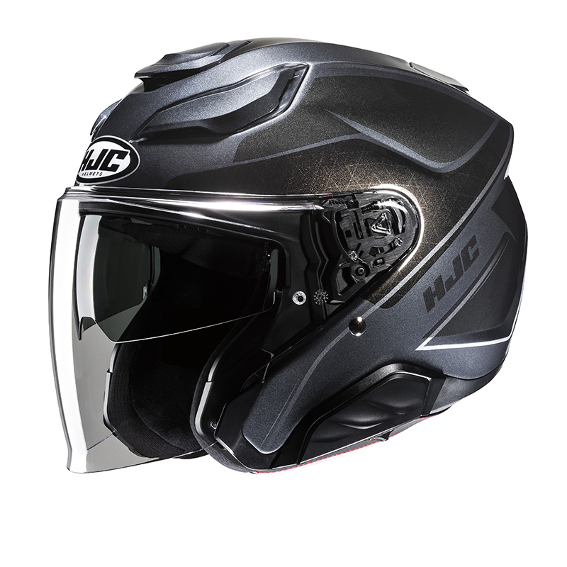 Casque Hjc F31 Ludi noir Casques Jet HJC-163405-MC5