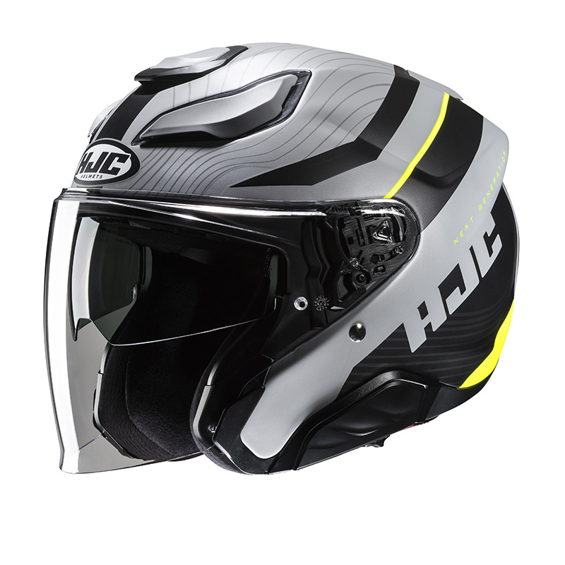 Casco Hjc F31 Naby giallo grigio