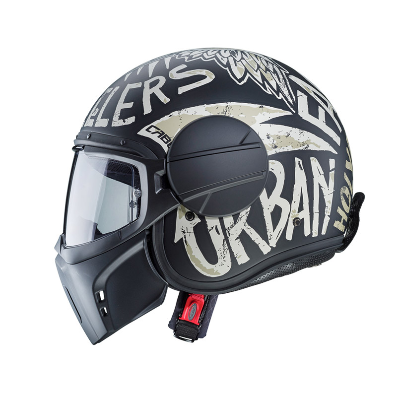 Casco Caberg Ghost Nuke Nero Opaco Grigio | MotoStorm