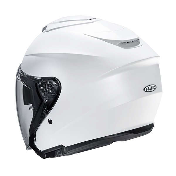 Hjc I30 Open Face Helmets Matt White HJC170090SFPW Jet Helmets