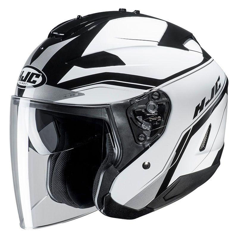 Open Face Helmet Hjc Is 33 Ii Korba White