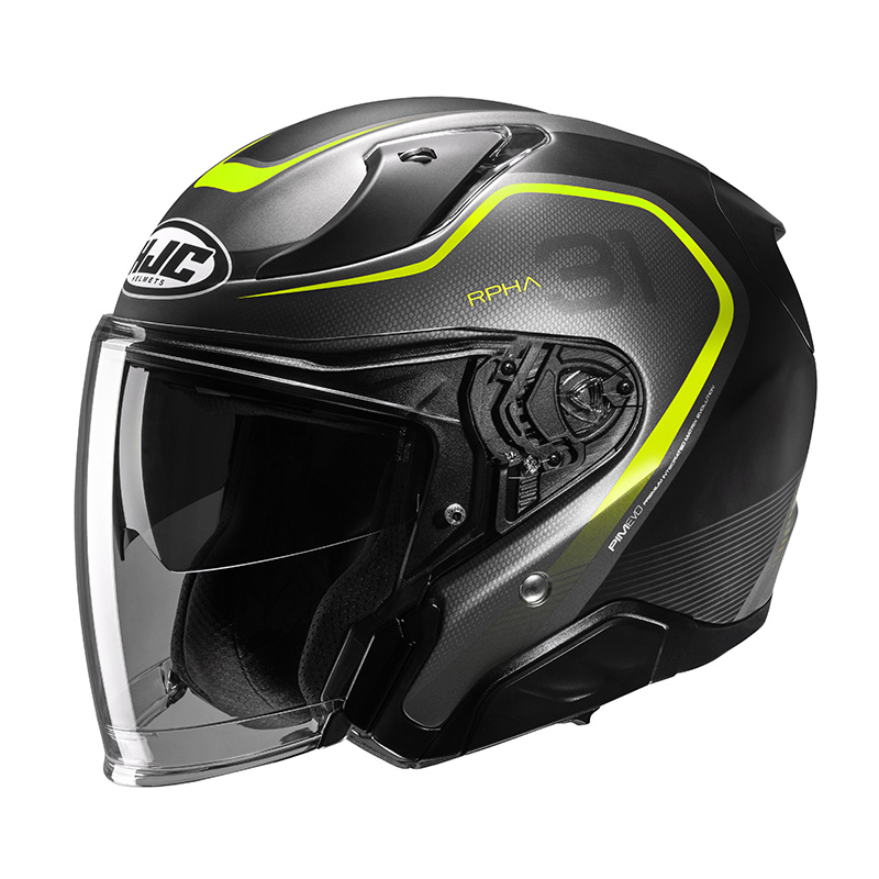 Casco HJC Rpha 31 Kouv giallo