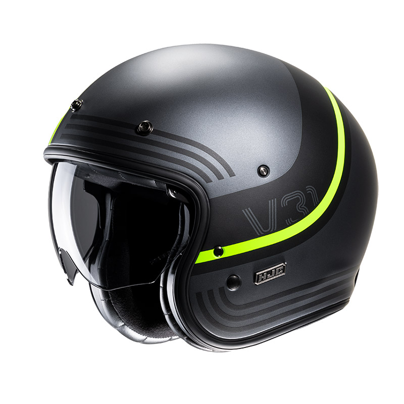 Casco HJC V31 Byron giallo nero