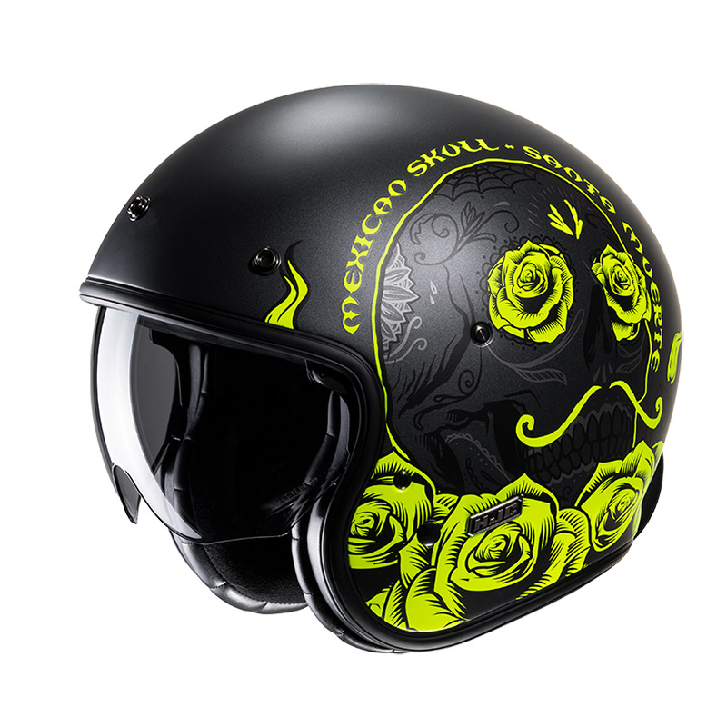 Casco HJC V31 Desto giallo nero