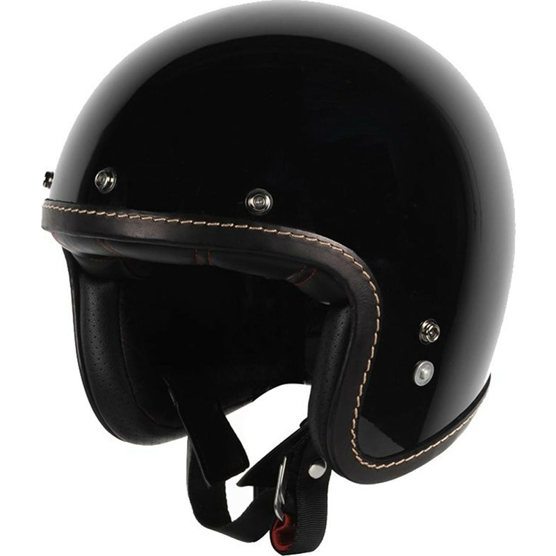 Helstons Brave Carbon Helmet Black HS-2022003-NO Jet Helmets | MotoStorm