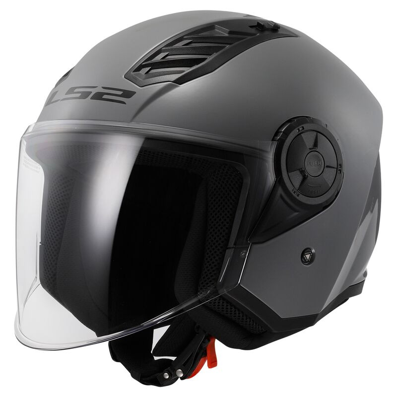 Casco LS2 OF616 Airflow 2 Solid grigio