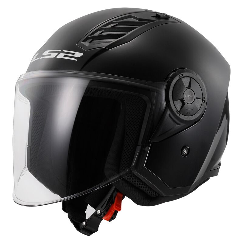 Casco LS2 OF616 Airflow 2 Solid nero