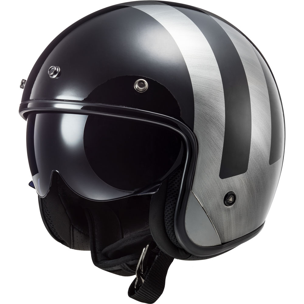 Ls2 Bob Hpfc Of601 Lines Black Jeans LS2-306012008 Jet Helmets | MotoStorm