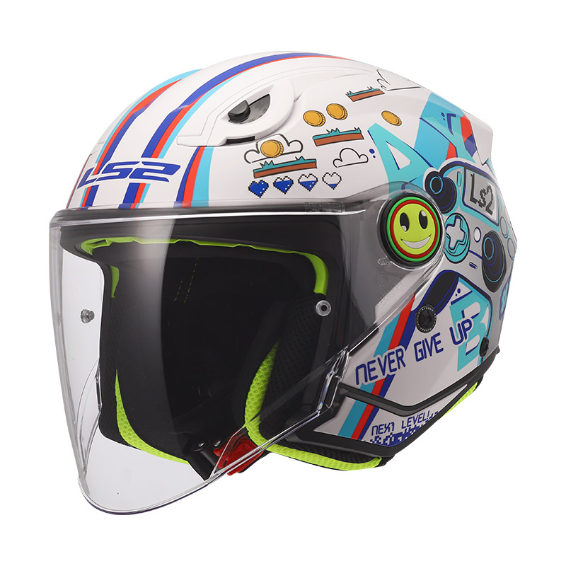 Casque Enfant LS2 OF622 Funny 2 Next Level Blanc