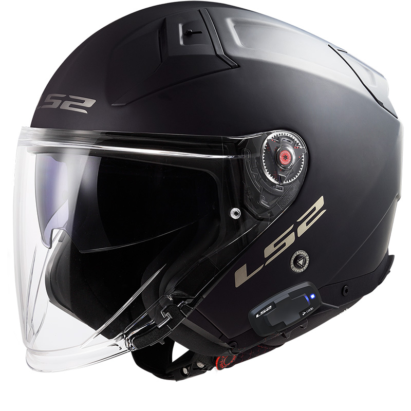 Casco LS2 OF603 Infinity 2 Solid 4X UCS nero opaco