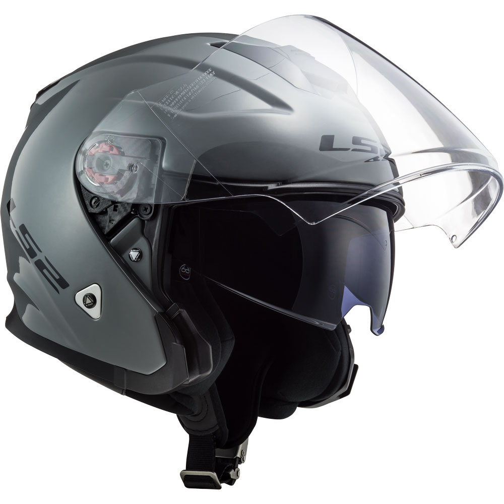 Ls2 Infinity Of521 Solid Nardo Grey LS2-305213704 Jet Helmets | MotoStorm