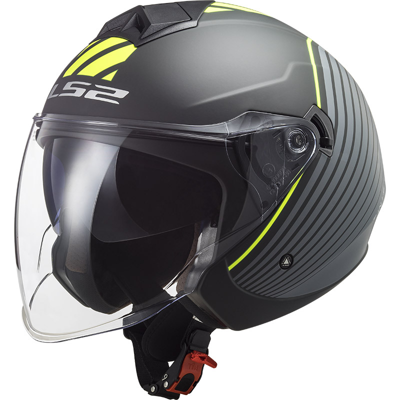 Casco Ls2 Of573 Twister 2 Luna Nero Opaco Titanio | MotoStorm