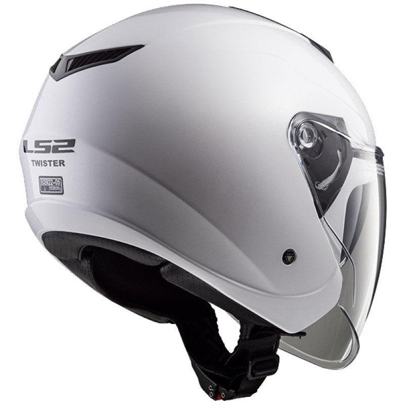 Ls2 Of573 Twister 2 Solid Bianco MotoStorm