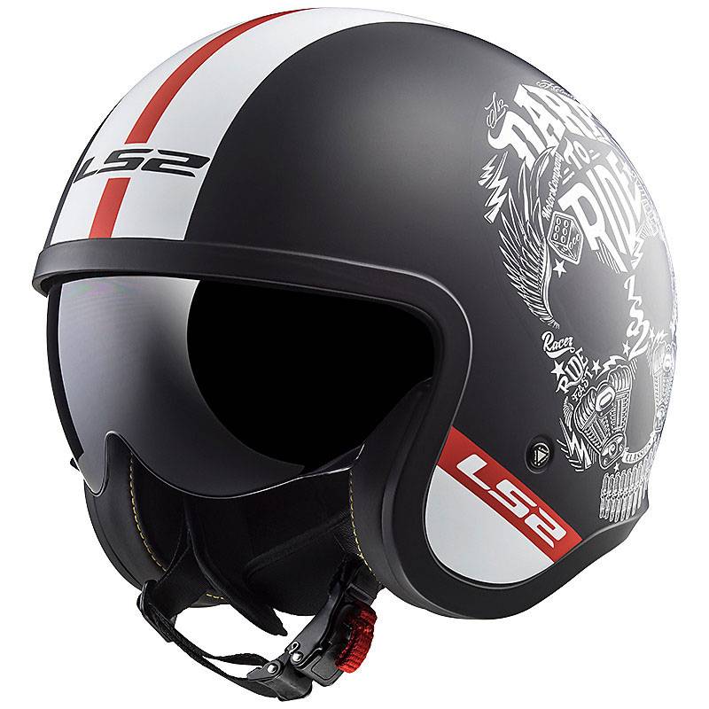 Ls2 Of599 Spitfire Inky Black LS2-305992011 Jet Helmets | MotoStorm