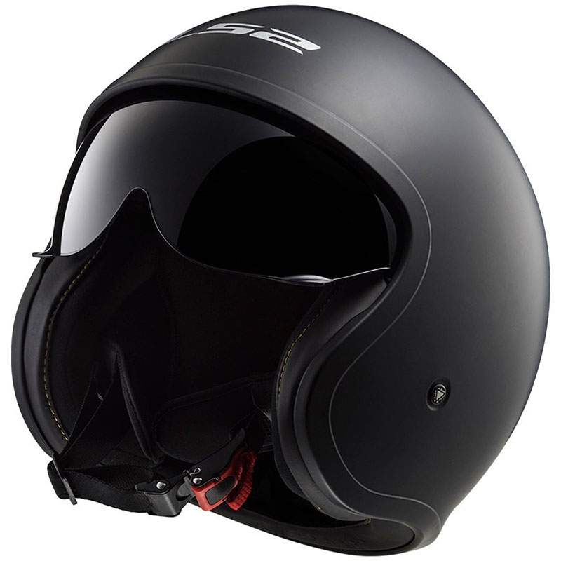 Ls2 Of599 Spitfire Solid Black Matt