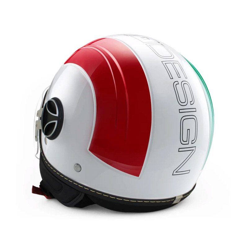 Momo Design Avio Helmet Green White Red MD1003008001 Jet Helmets