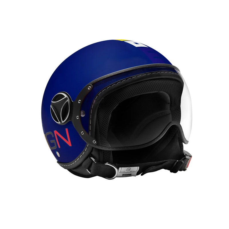 Casco Momo Design Fgtr Baby Blu Opaco | MotoStorm