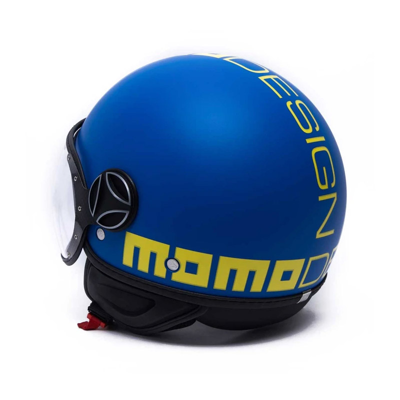 Casco Momo Design Fgtr Classic Heritage Blu Opaco | MotoStorm